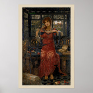 Pôster Oh Swallow, Swallow por John Melhuish Strudwick