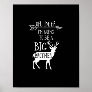 Poster Oh Veado Indo Para O Anúncio De Natal Do Irmão Mai