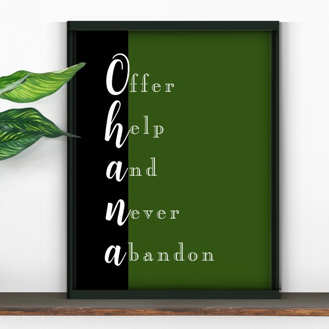 Poster Ohana Family Sweet Say (Criador carregado)