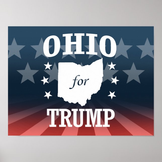 PÔSTER OHIO PARA TRUMP (Frente)