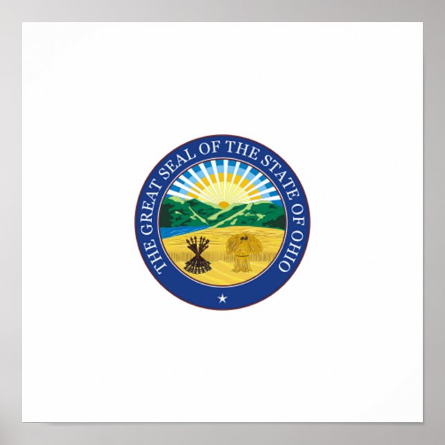 Poster Ohio State Seal (Frente)