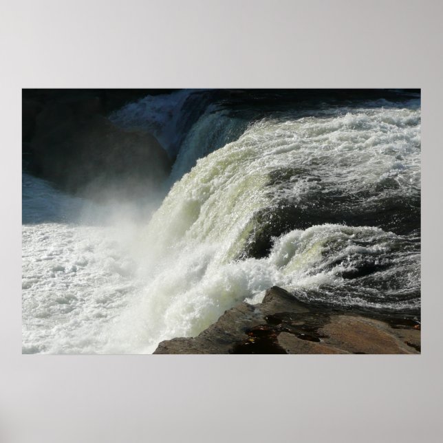 Poster Ohiopyle Falls na Pensilvânia (Frente)