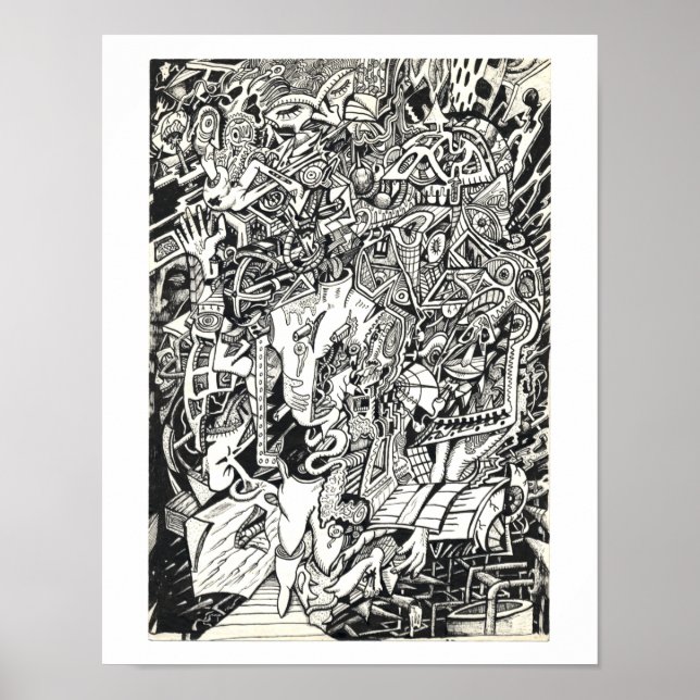 Poster "Oi", de Brian Benson (Frente)