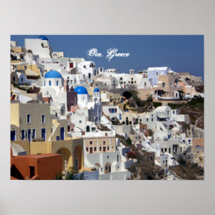 Poster Oia, Grécia