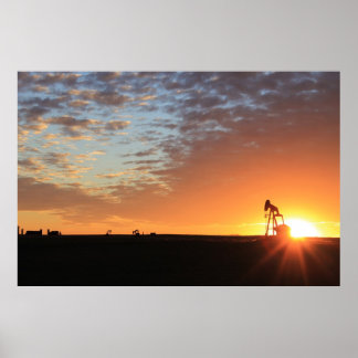 Poster Oilfield No Sunset