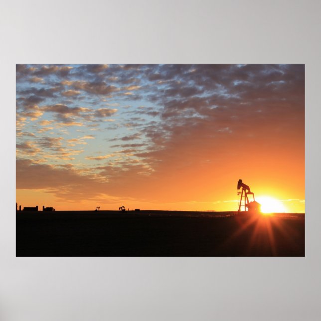 Poster Oilfield No Sunset (Frente)