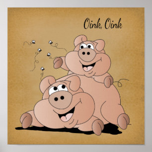 Poster Oink, Oink Little Pig 🐷