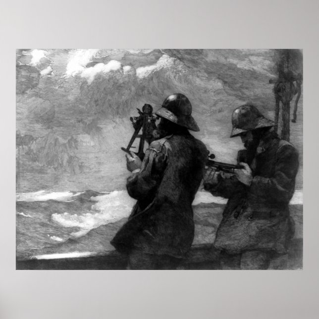 Poster Oito sinos - Winslow Homer - 1888 (Frente)