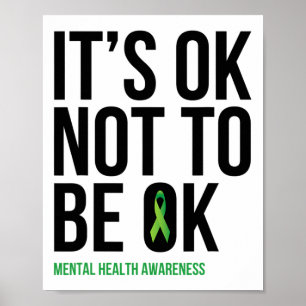 Poster Ok Não Estar Bem - Fita de Consciência Mental