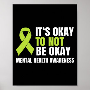 Poster Ok, Não Esteja Bem Fita De Saúde Mental