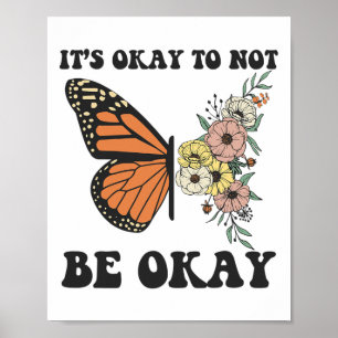 Poster Ok Não Para Ser Ok Saúde Mental Sensibilização Bor