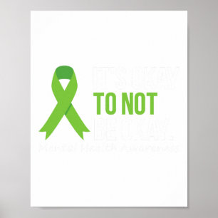 Poster Ok Para Não Estar Bem Fita De Sensibilização Para
