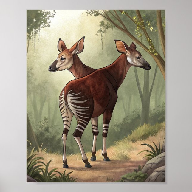 Poster Okapi (Frente)