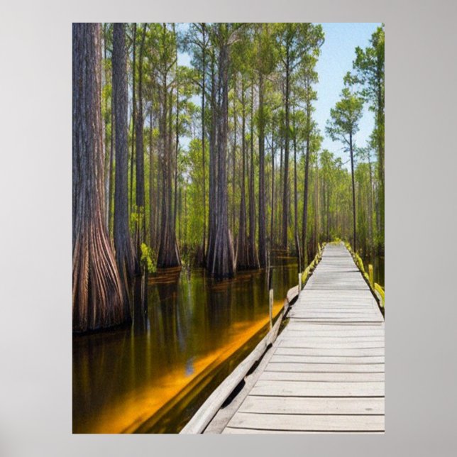 Poster Okefenokee Swamp  (Frente)