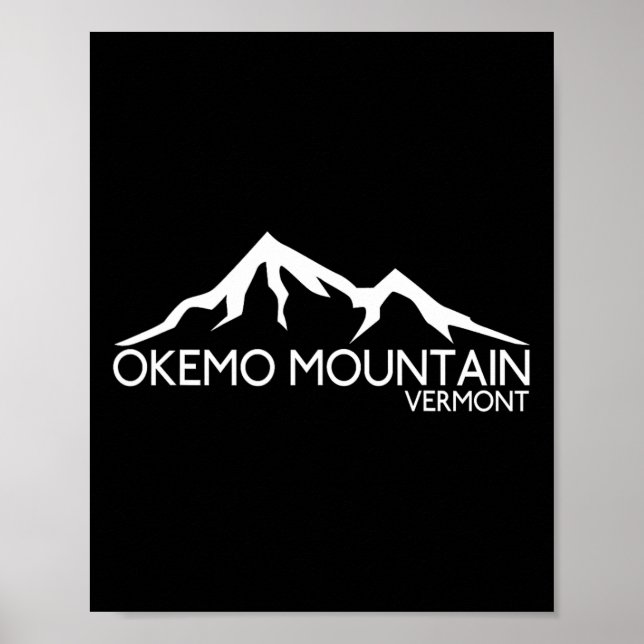 Poster Okemo Mountain Skiing Vermont (Frente)