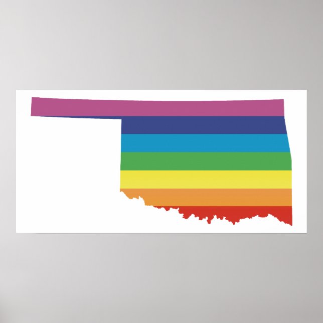 Poster Oklahoma orgulde-se. (Frente)