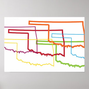 Pôster Oklahoma Pride blur