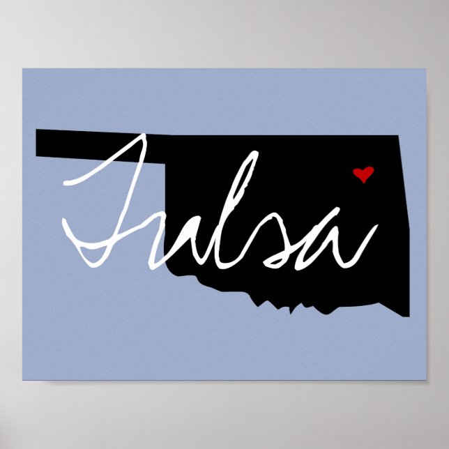 Pôster Oklahoma Town (Frente)