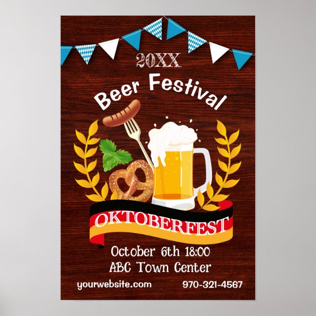 Poster Oktoberfest (Frente)