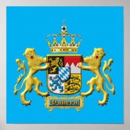 Poster Oktoberfest Bavarian Crest