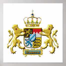 Poster Oktoberfest Bavarian Crest