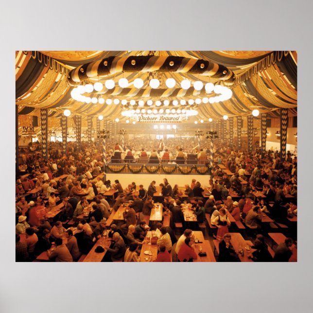 Poster Oktoberfest Beer Tent (Frente)