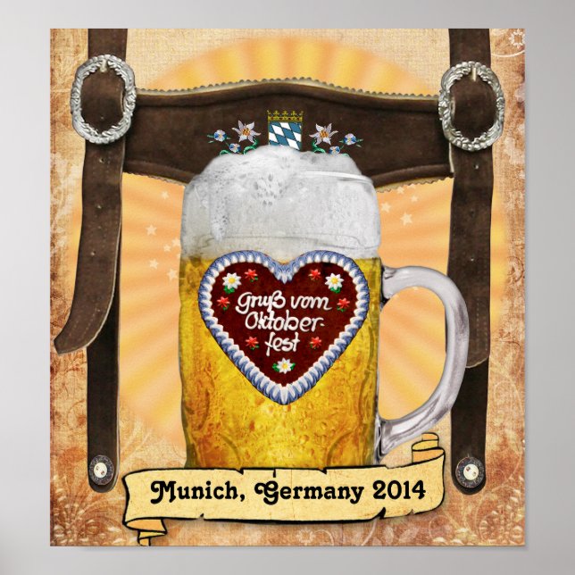 Pôster Oktoberfest Mich (Frente)