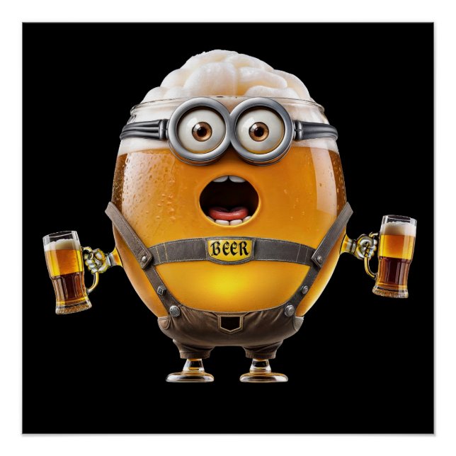 Pôster Oktoberfest Minion (Frente)