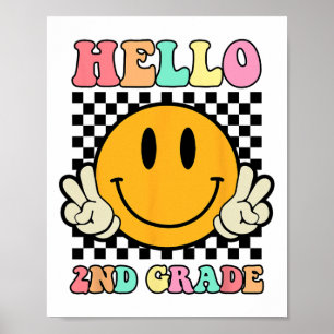 Poster Olá 2ª Série Hippie Sorriso Cara Ck Para Escola Fi