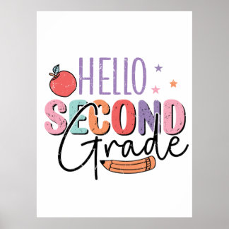 Poster Olá, 2º ano de volta à escola