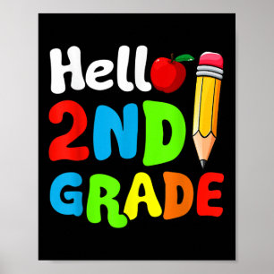 Poster Olá 2º ano primeiro dia de volta às aulas