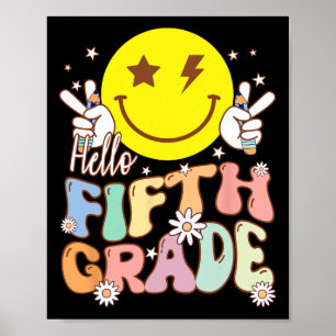 Poster Olá 5º ano Hippie sorria 5