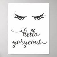 Olá, Garganta (Eyelashes), na Cinza Escura