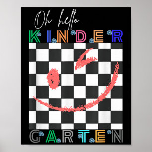 Poster Olá, Jardim De Infância, Cuecas Para Crianças Prim