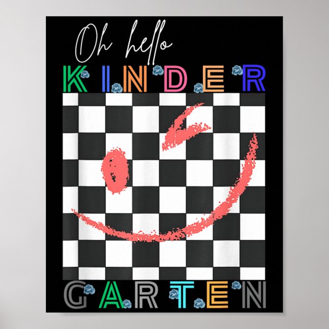 Poster Olá, Jardim De Infância, Cuecas Para Crianças Prim (Frente)