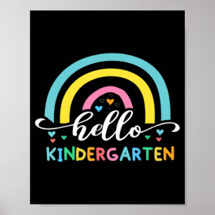 Poster Olá, Jardim De Infância De Volta À Escola