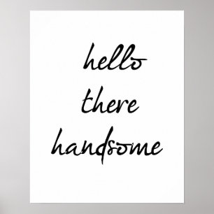 Pôster Olá! lá considerável