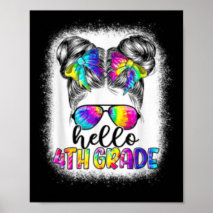 Poster Olá Menina de Cabelo Desgrenhado da 4ª Série de Vo
