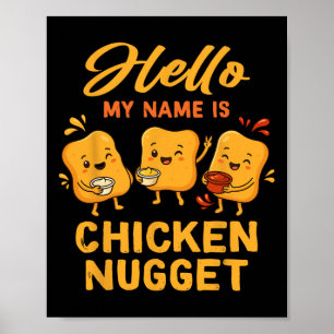 Poster Olá Meu Nome É Pintinho De Crianças De Figurino De