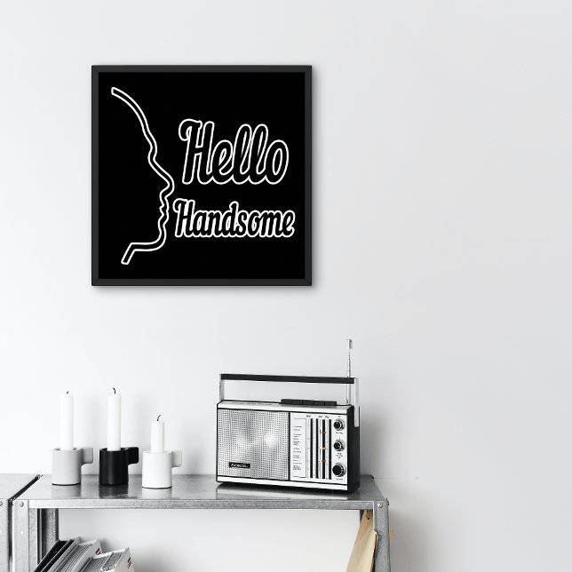 Poster Olá Perfil Bello Tipografia Pequena (Criador carregado)
