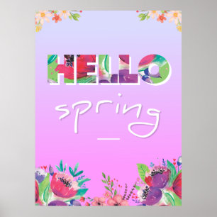 Poster Olá Primavera