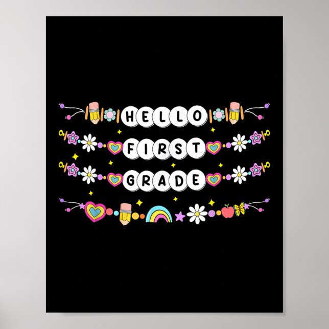 Poster Olá Pulseiras de Amizade da Primeira Série De Volt (Frente)