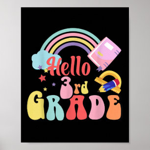 Poster Olá Quarta Professora da Terceira Série Primeiro D