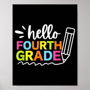 Poster Olá Quarta Série Volta às Aulas - Equipe 4ª Série