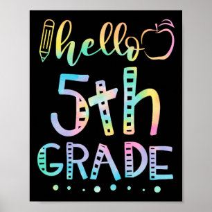 Poster Olá Quinta Série 5ª Série De Volta à Escola Profes