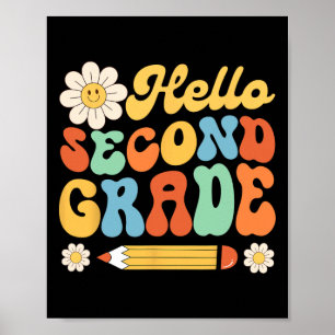 Poster Olá Segundo 2º Ano De Volta À Escola Professores C