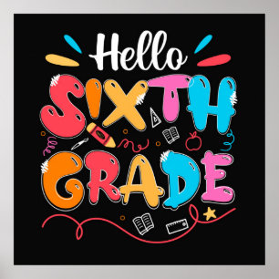 Poster Olá, Sexto Grau