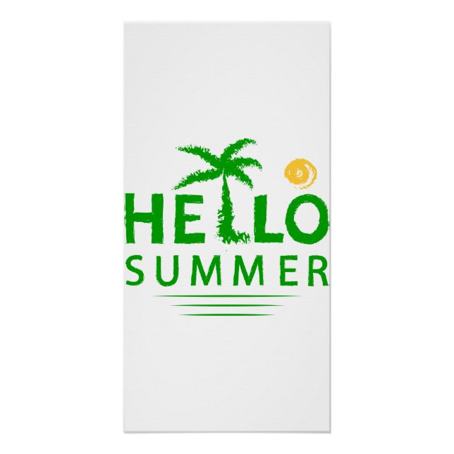 Pôster Olá Summer (Frente)