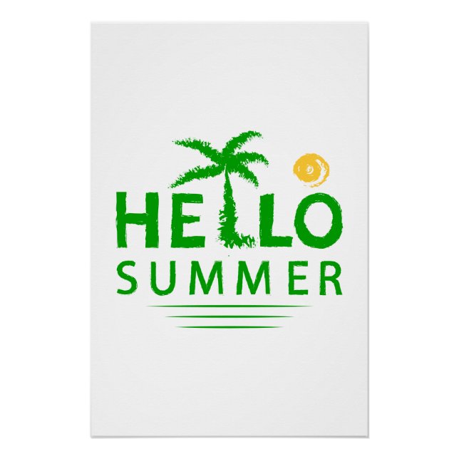 Pôster Olá Summer (Frente)