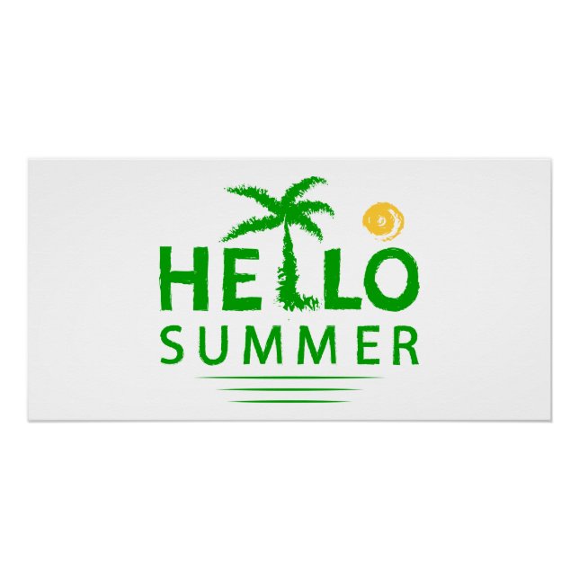 Pôster Olá Summer (Frente)